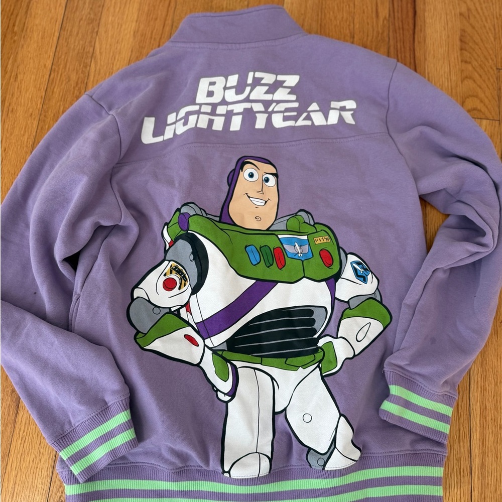Buzz Lightyear Quarter Zip Sweatshirt Medium (runs a little big) Worn Only Once